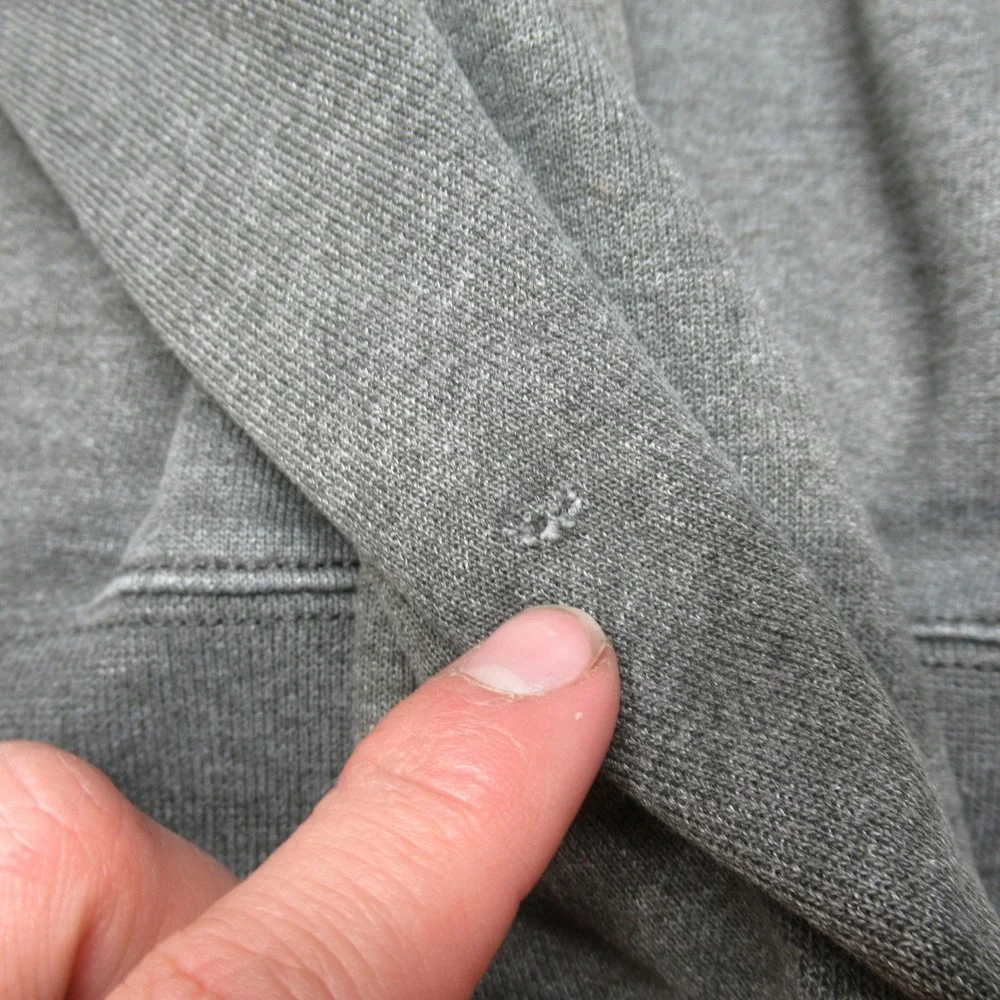 Carhartt‎ Hoodie Mens Medium Gray Loose Fit Midweight Pullover K121 026 LOGO